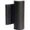 Nuvo 2-Light 10w 120-277v LED Small Up & Down Sconce Fixture in Black Finish